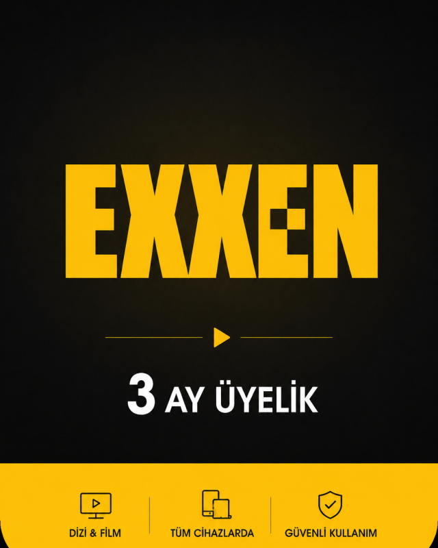 Exxen 3 Aylık Üyelik Kodu