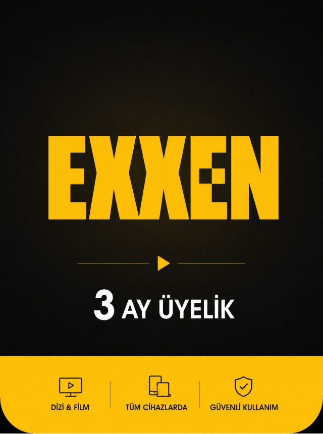 Exxen 3 Aylık Üyelik Kodu