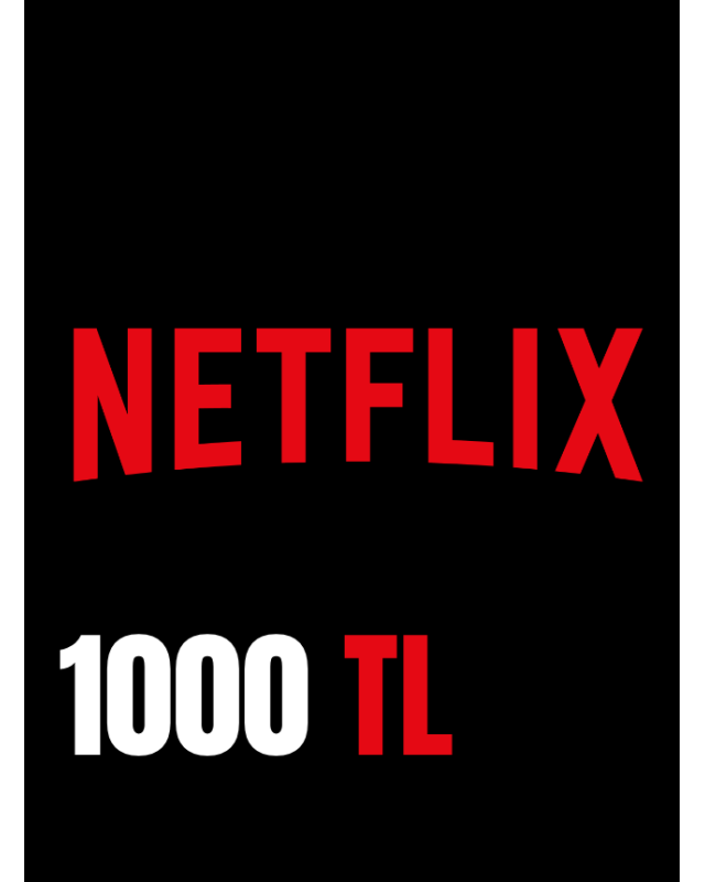 Netflix Hediye Kartı 1000 TL