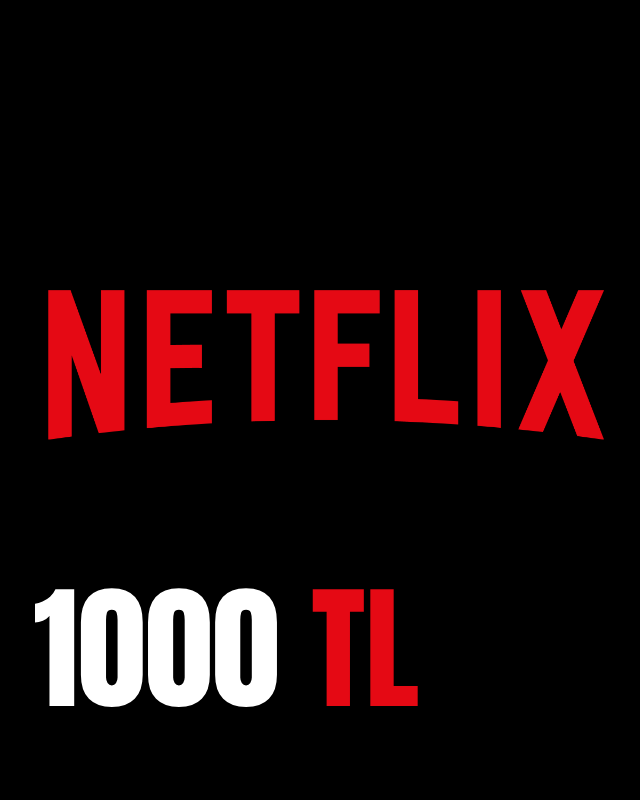 Netflix Hediye Kartı 1000 TL