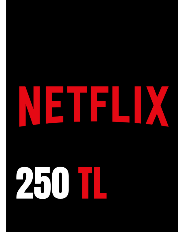 Netflix Hediye Kartı 250 TL