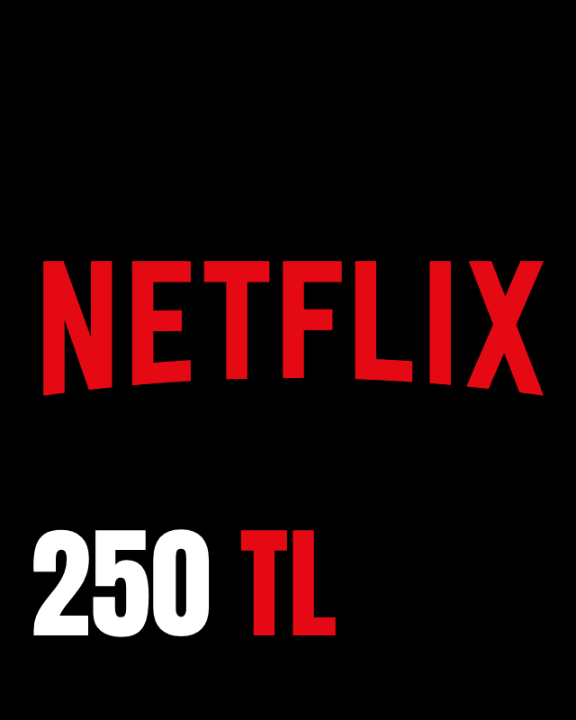 Netflix Hediye Kartı 250 TL