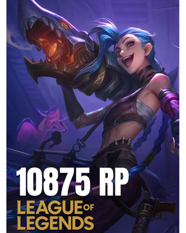 League of Legends 10875 RP League of Legends 10875 RP