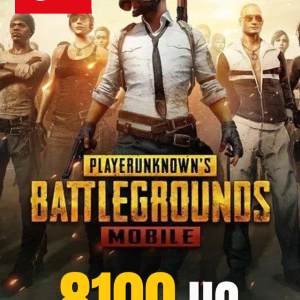 PUBG Mobile 8100 UC