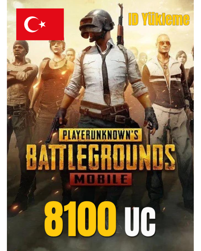PUBG Mobile 8100 UC