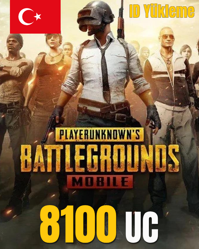 PUBG Mobile 8100 UC