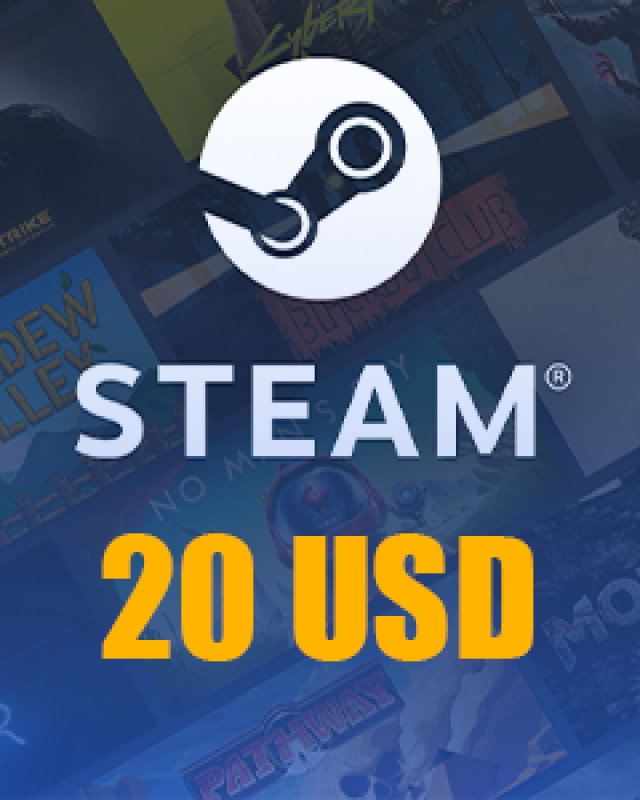 Steam Cüzdan Kodu 20 USD