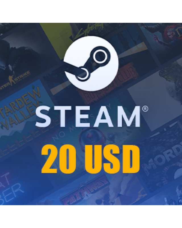 Steam Cüzdan Kodu 20 USD