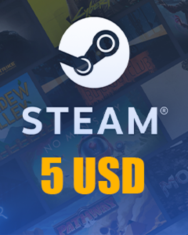 Steam Cüzdan Kodu 5 USD
