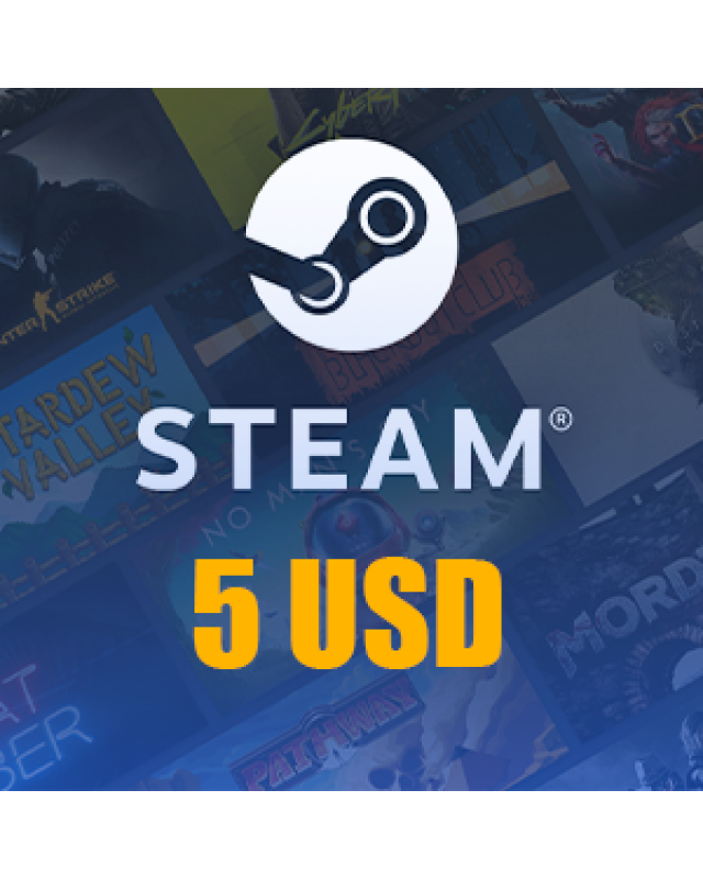 Steam Cüzdan Kodu 5 USD