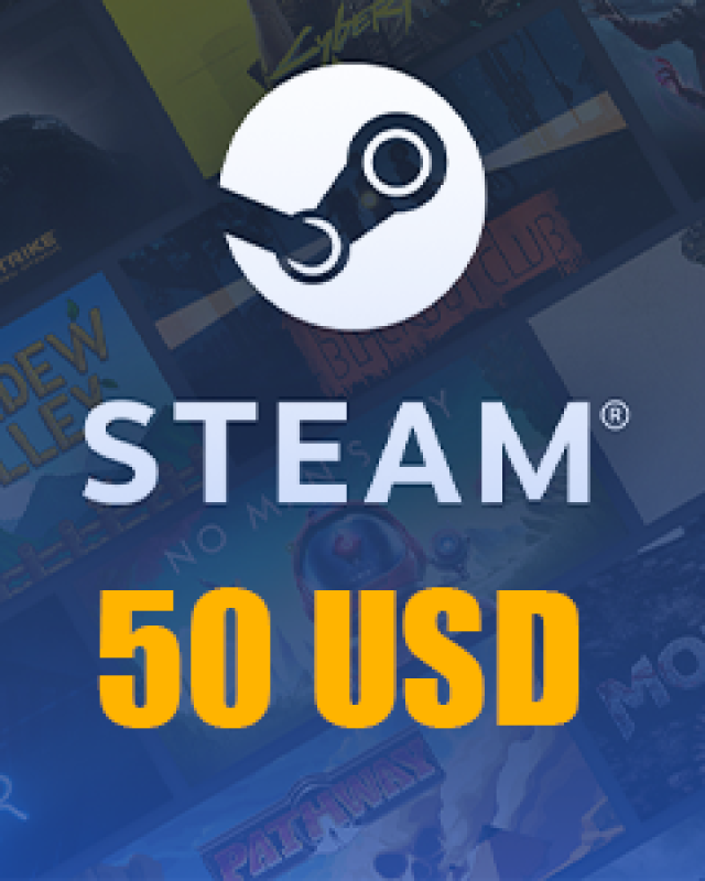 Steam Cüzdan Kodu 50 USD