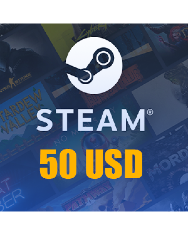 Steam Cüzdan Kodu 50 USD