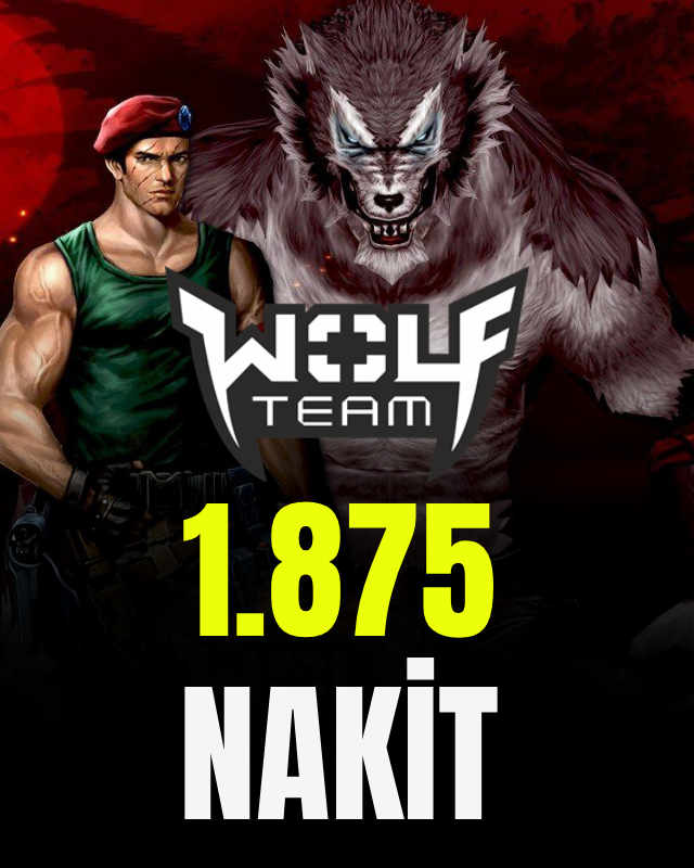 WolfTeam 1.875 Nakit / Joygame 5.000 Joypara