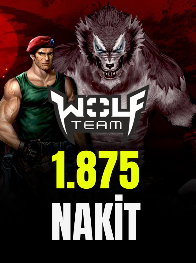 WolfTeam 1.875 Nakit / Joygame 5.000 Joypara