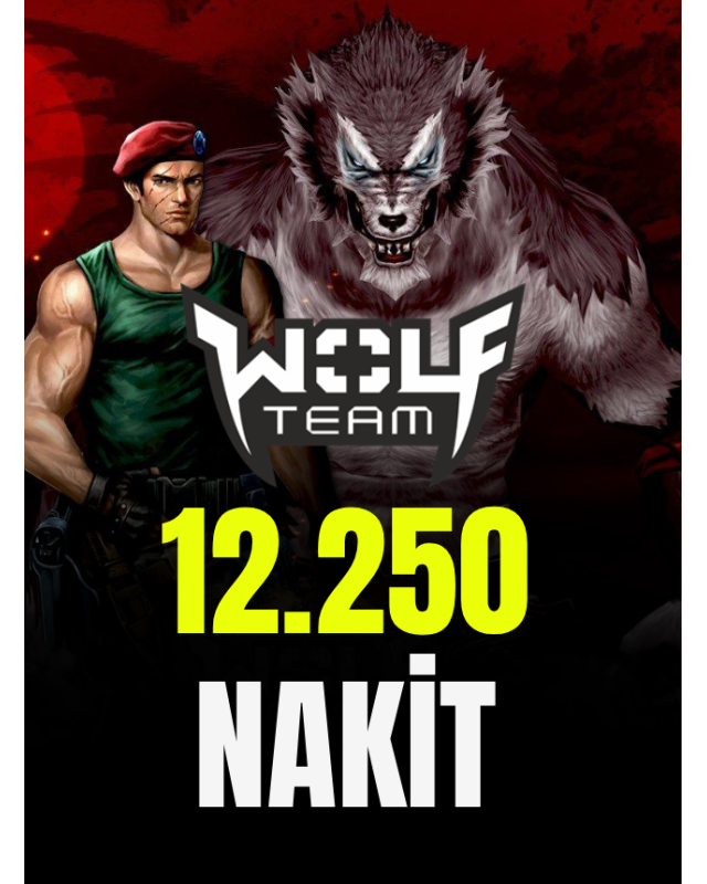 WolfTeam 12.250 Nakit / Joygame 30.000 Joypara
