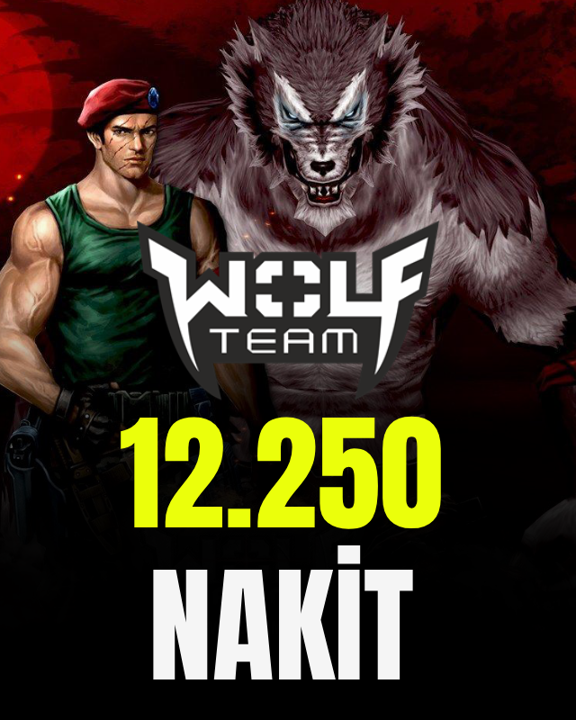 WolfTeam 12.250 Nakit / Joygame 30.000 Joypara