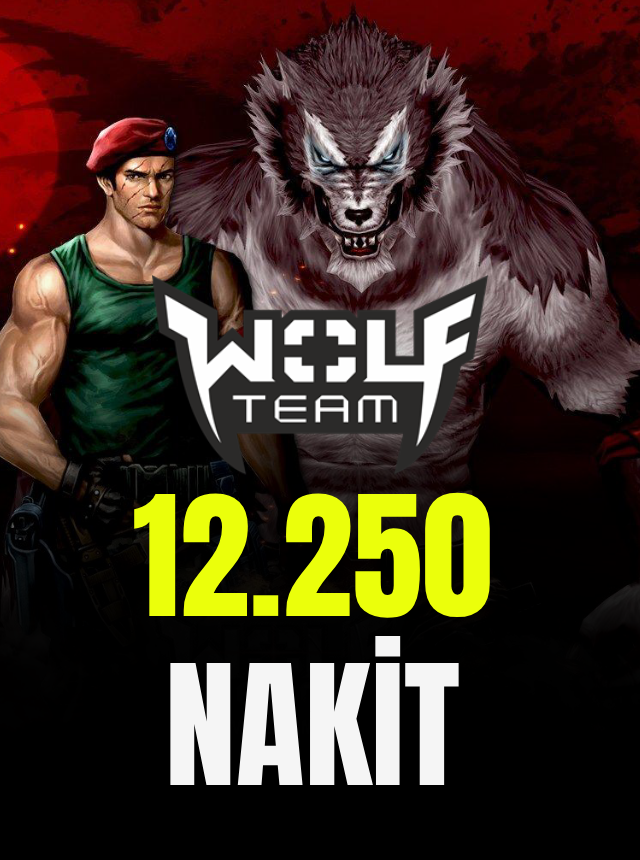 WolfTeam 12.250 Nakit / Joygame 30.000 Joypara