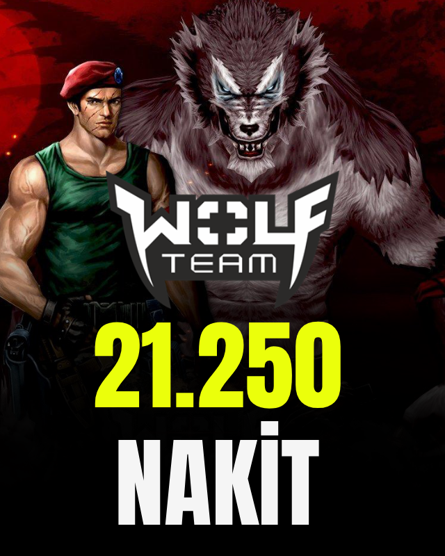 WolfTeam 21.250 Nakit / Joygame 50.000 Joypara