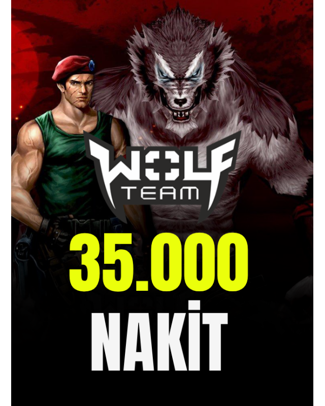 WolfTeam 35.000 Nakit / Joygame 80.000 Joypara