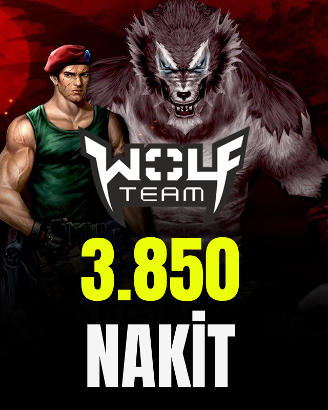WolfTeam 3.850 Nakit / Joygame 10.000 Joypara