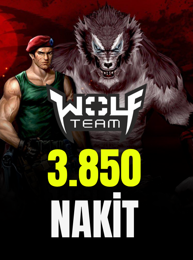 WolfTeam 3.850 Nakit / Joygame 10.000 Joypara
