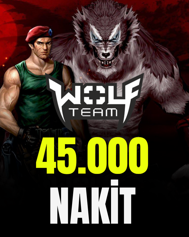 WolfTeam 45.000 Nakit / Joygame 100.000 Joypara