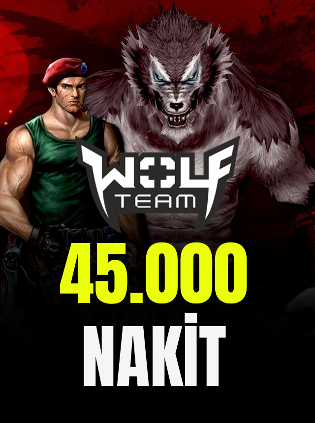 WolfTeam 45.000 Nakit / Joygame 100.000 Joypara