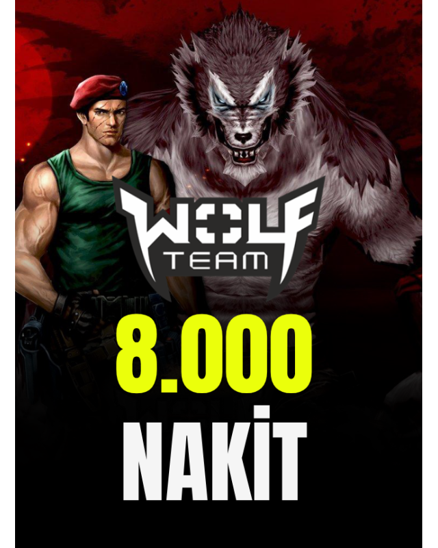 WolfTeam 8.000 Nakit / Joygame 20.000 Joypara