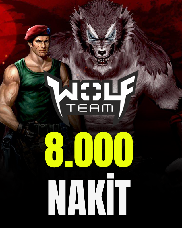 WolfTeam 8.000 Nakit / Joygame 20.000 Joypara