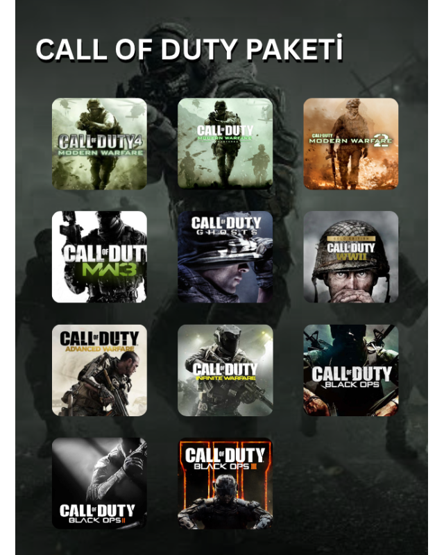 Call of Duty Paketi (PC) Call of Duty Paketi (PC)