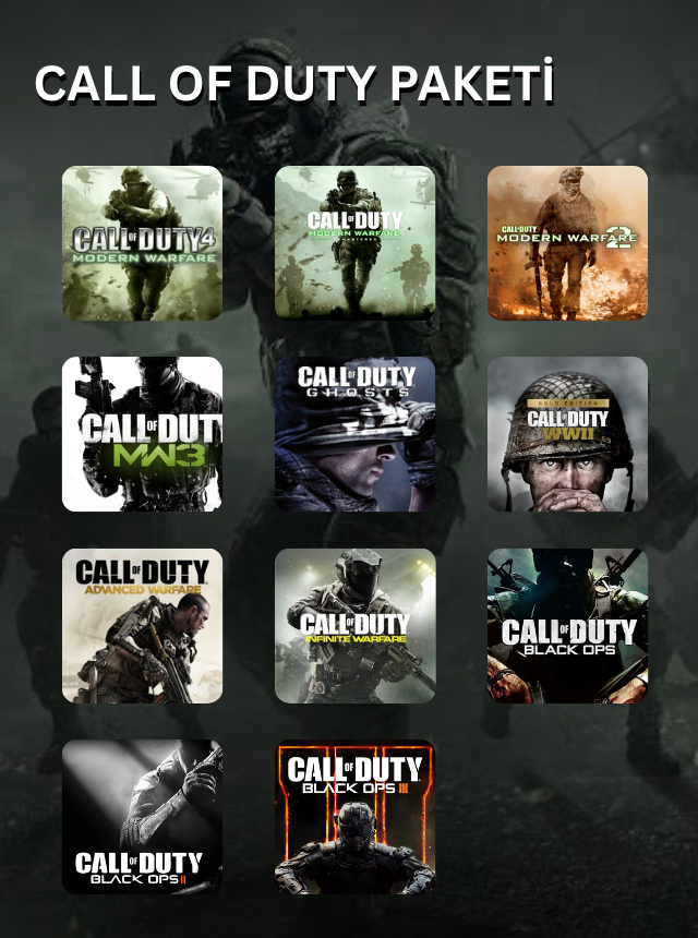 Call of Duty Paketi (PC)